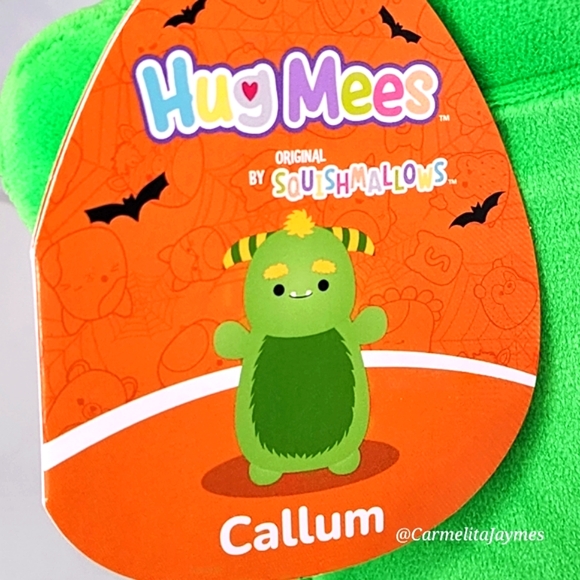 🎃 CALLUM 🧌 Green Monster HugMee Halloween 2024 Original Squishmallow ☆ NWT ☆ - Picture 3 of 8